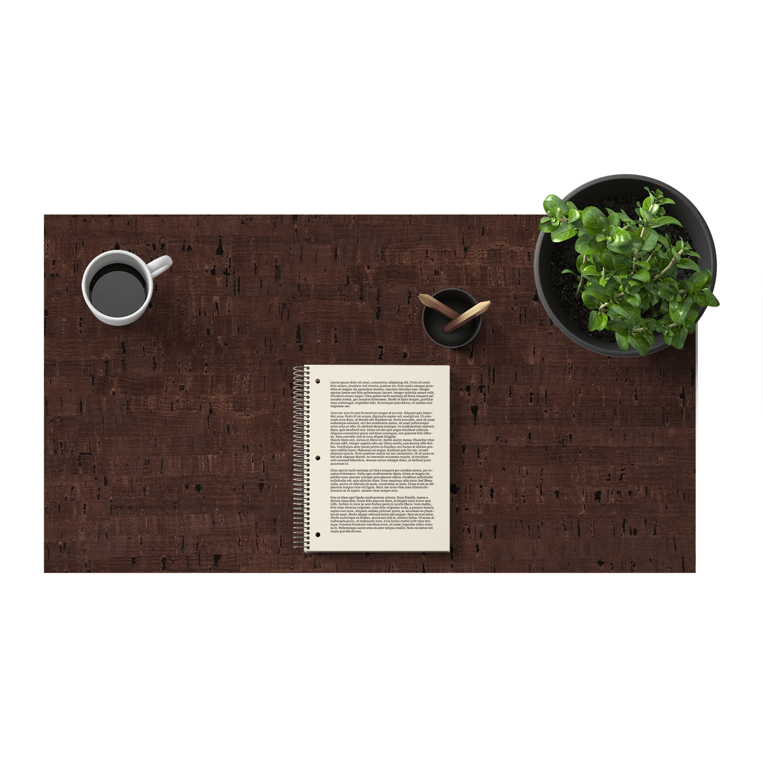 Schreibtischunterlage "Braun" - Corkando GmbH
