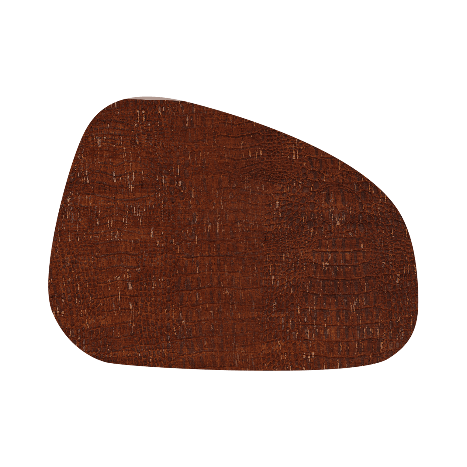 Tischset "Croco braun - Abstrakte Form I ", 4-tlg. - Corkando GmbH
