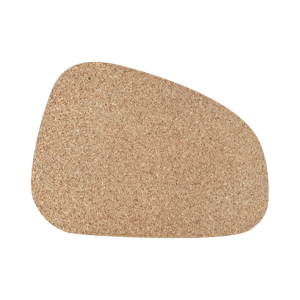 Tischset "Croco weiß/beige - Abstrakte Form I ", 4-tlg. - Corkando GmbH